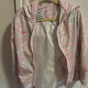 Nike Pastel Pink Patterned Jacket
